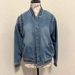 Ring of Fire Boys Blue Bomber Varsity Jacket